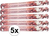 5x pakje wierook stokjes Cherry Jasmine