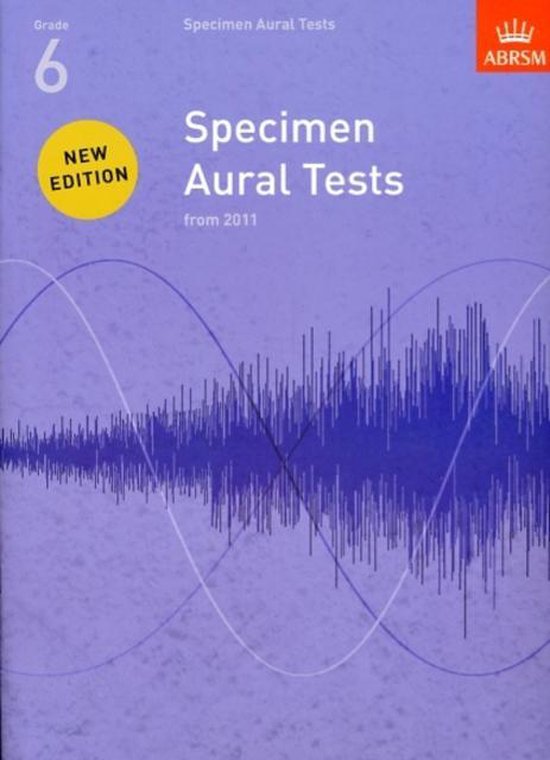 Specimen Aural Tests Grade 6 - cover