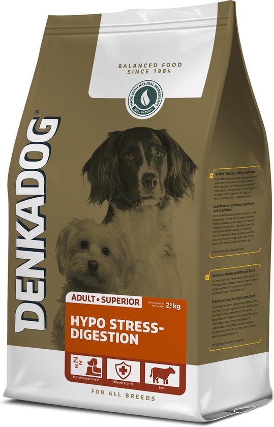 Denkadog Hondenvoer Hypo Stress Digestion 2,5 kg