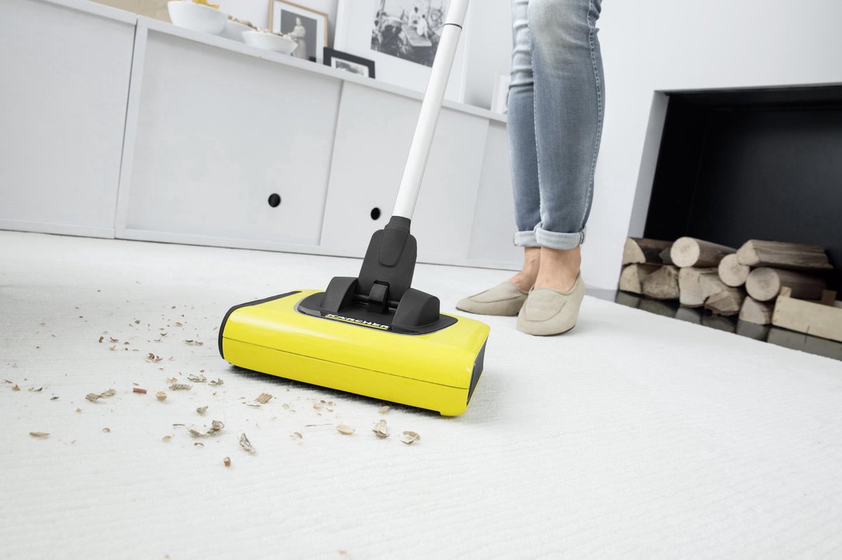 Kärcher KB 5 Accu Rolveger – Draadloze Elektrische Bezem – Lithium-ion Accu – 30 min Accuduur – Zakloos – Lichtgewicht Vloerreiniger – foto 6