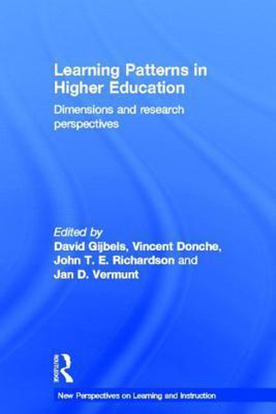Learning Patterns in Higher Education | 9780415842518 | David Gijbels ...