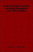 Essays Of British Essayists; Including Biographical And Critical Studies