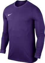 Chemise de sport pour homme Nike Park VI LS Team Shirt - Taille XL - Homme - violet / blanc