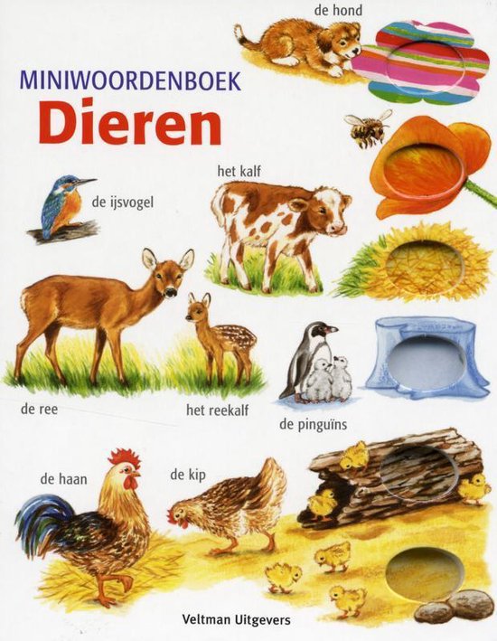 Cover van het boek 'Mini-woordenboek Dieren'