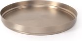 XLBoom - RONDO Tray Medium - Dienblad van RVS, verkoperd - Soft Copper - Ø45cm