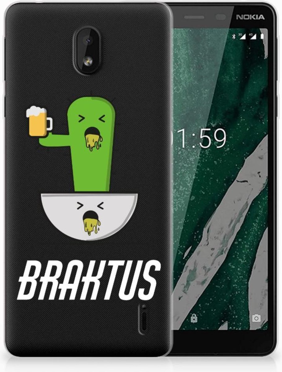 Nokia 1 Plus Telefoonhoesje met Naam Braktus