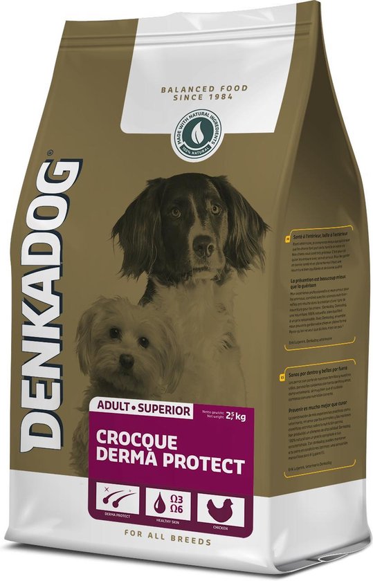 Denkadog Hondenvoer Crocque Derma Protect 2,5 kg