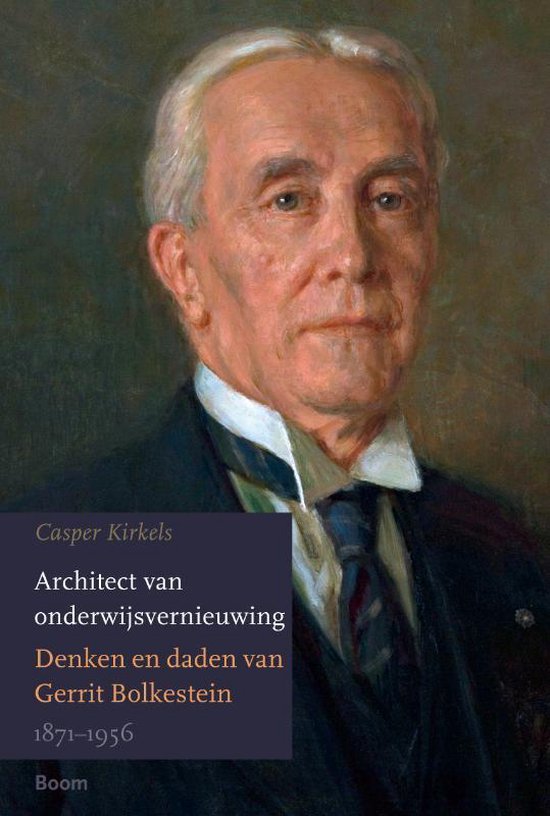 Schilderij van Casper Kirkels, auteur van 'Architect van onderwijsvernieuwing'.