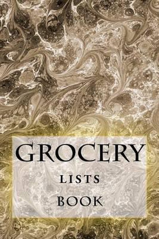 Turn Your Life Into a Book- Grocery Lists Book - cover