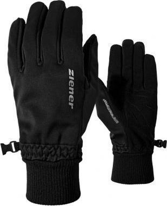 Ziener Idealist Softshell Handschoenen Wintersporthandschoenen - Unisex -  zwart Maat 9.5 | bol.com