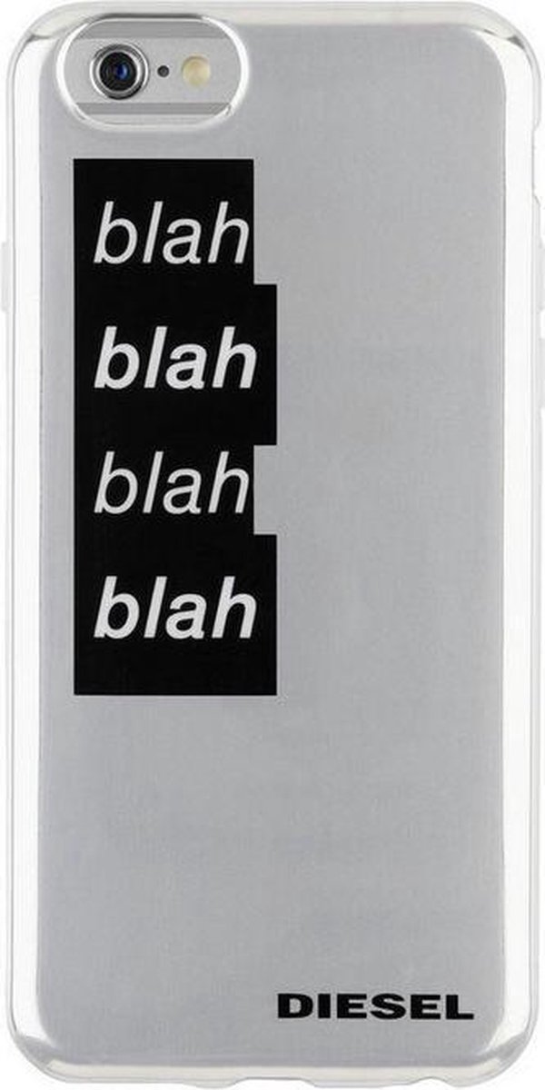 Diesel Snap Case Zilver Blahblah voor Apple iPhone 6/6S