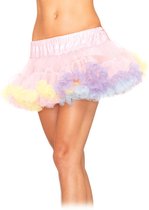 Mini Tule Petticoat Regenboog | One Size | Carnaval kostuum | Verkleedkleding