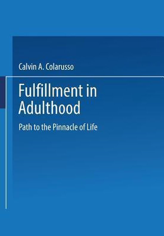 Fulfillment in Adulthood - cover