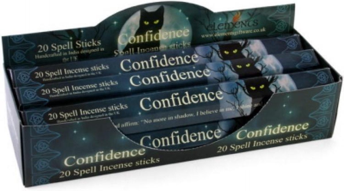 Lisa Parker - wierook Confidence Spell - Doos van 6 pakjes