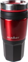 Summit Thermosbeker Travelmug 400 Ml Zwart/rood