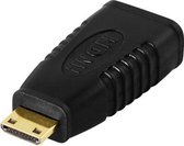 DELTACO HDMI-18 HDMI naar mini HDMI adapter - 19-pins - Vergulde connectoren