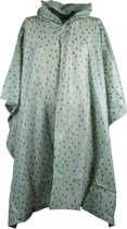 Free And Easy Regenponcho Unisex Groen Regeldruppel One Size