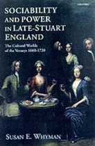 Sociability and Power in Late Stuart England