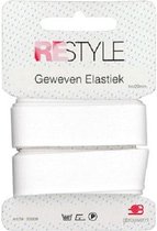 Restyle geweven elastiek 1mtr / 20mm  code 01520009