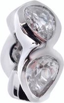 BE iMenso small white drop anelli bead  (925/silver)