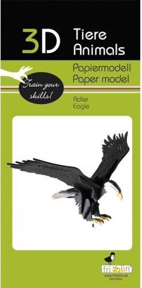 FRIDOLIN 3D Papier Model - Adelaar.