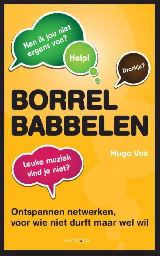 Cover van het boek 'Borrelbabbelen' van Hugo Vos