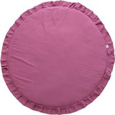 FUJL -Speelkleed - Speelmat - Speeltapijt - Play Mat - Mauve - Ø120cm - Handgemaakt