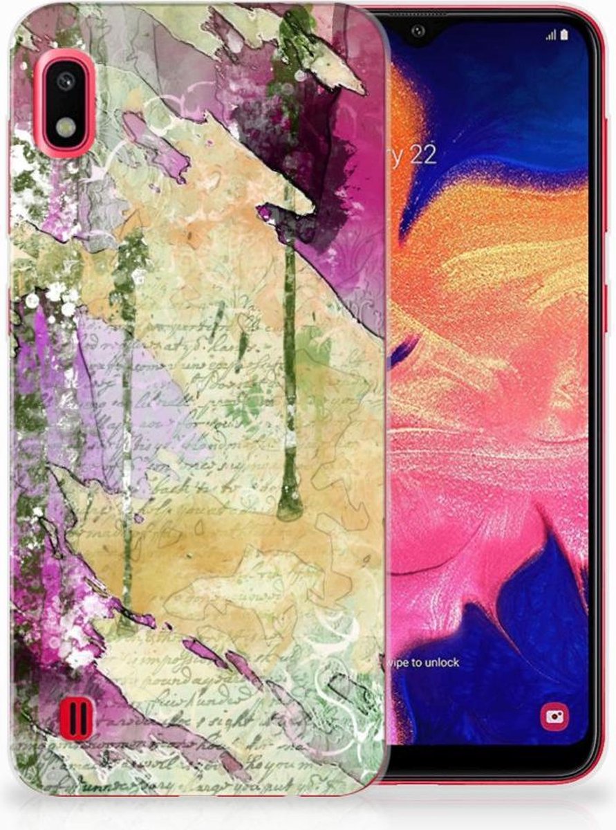 Back Cover voor Hoesje maken Samsung Galaxy A10 Letter Painting