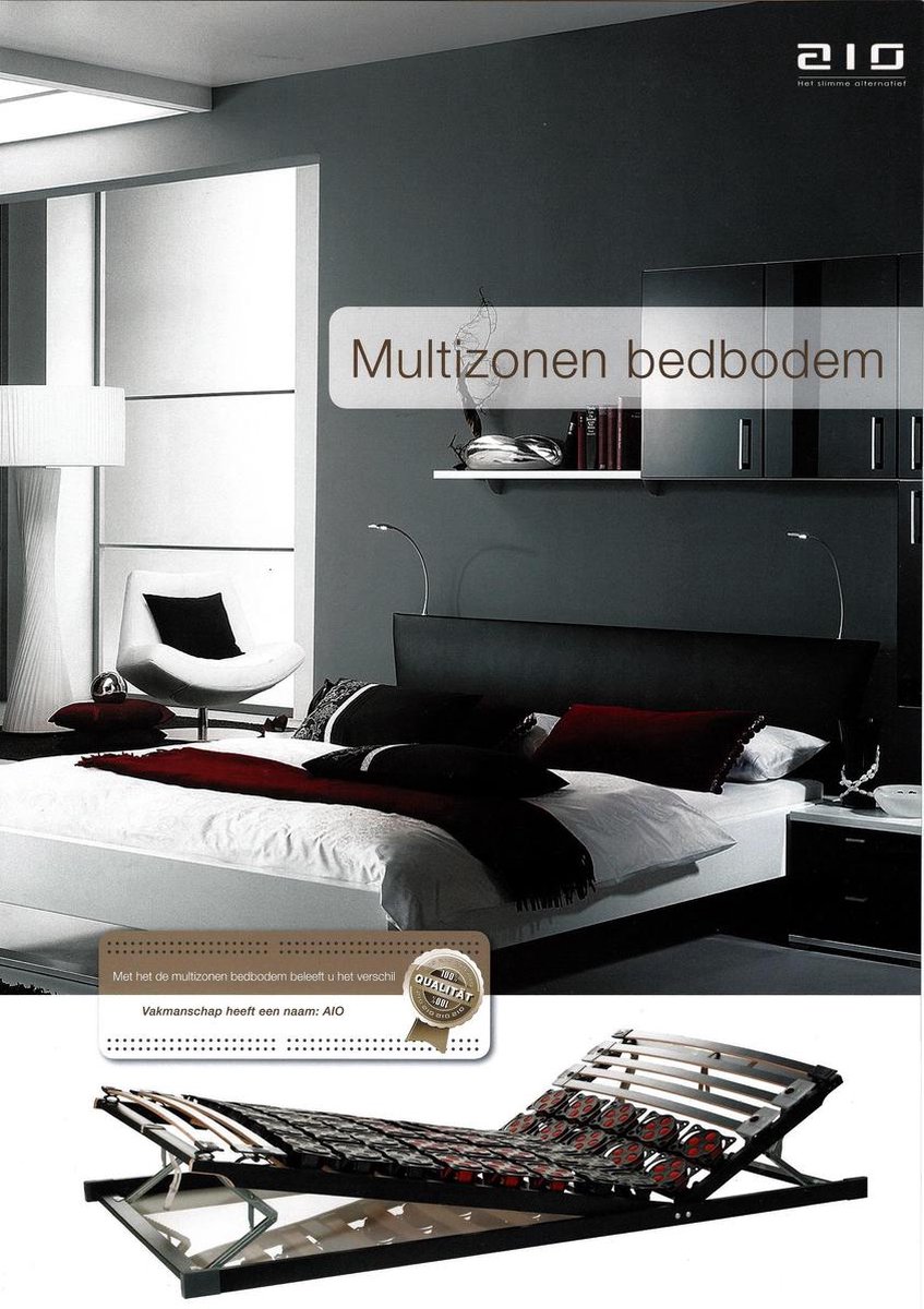 Orthopedische Multi-Zone Bedbodem 80 x 200 cm - Elektrisch Verstelbaar