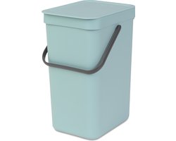 Brabantia Sort & Go Prullenbak - 12 liter - Mint