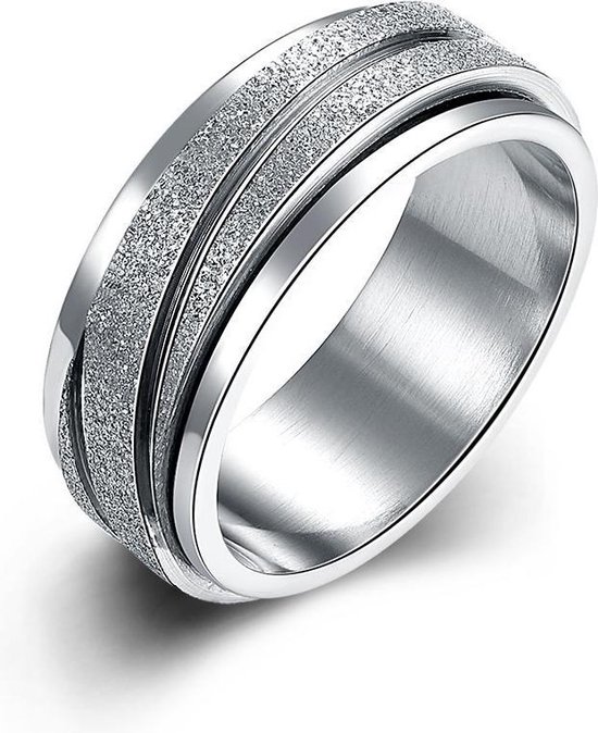 Draaibare Ring - Stalen Ring - Spinning Ring - 18.5mm | bol.com