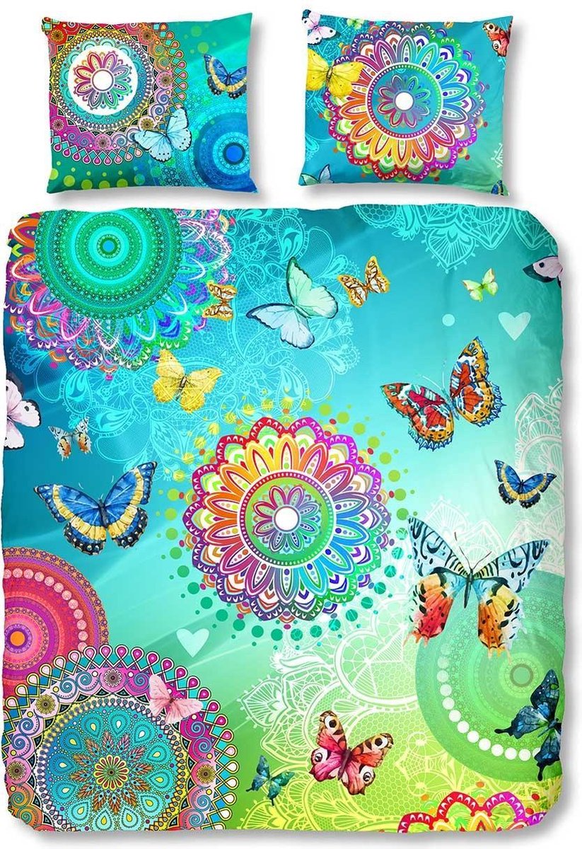 Dekbedovertrek HIP katoen-satijn no.5112 multi Maat: 240x220cm