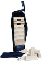 Stapeltoren spel XL hout/tas 60x15x15cm.