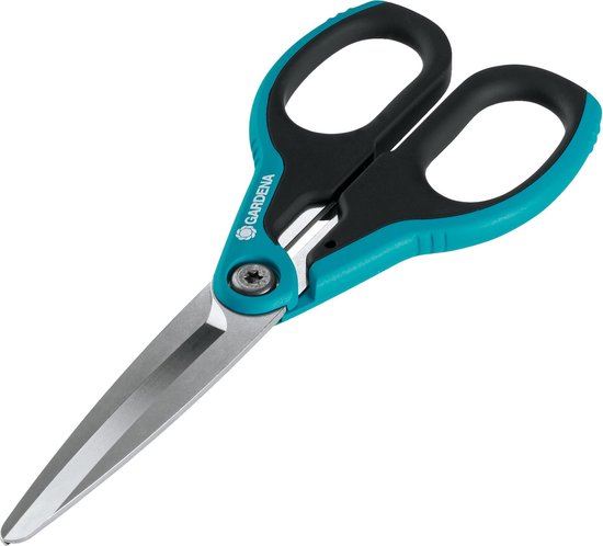 GARDENA Multifunctionele XL Huishoudschaar 21 cm roestvrij staal ergonomisch voor papier, textiel, draad