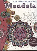 Mandala - kleuren voor volwassenen - van punt naar punt
