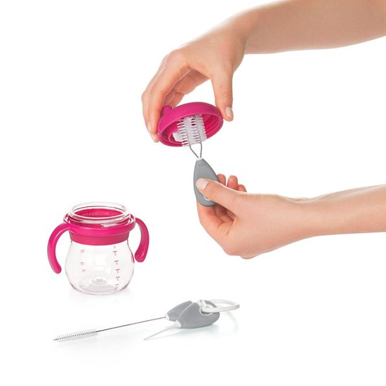 OXO tot Borstelset voor kolven & drinkbekers -Flessenborstel baby - Flessenreiniger - Grey van OXO — afbeelding 3