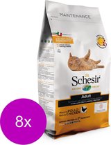 Schesir Cat Dry Maintenance Kip - Kattenvoer - 8 x 400 g
