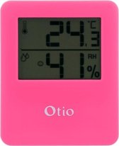 Otio Magnetische Thermometer/hygrometer Voor Binnen Roze