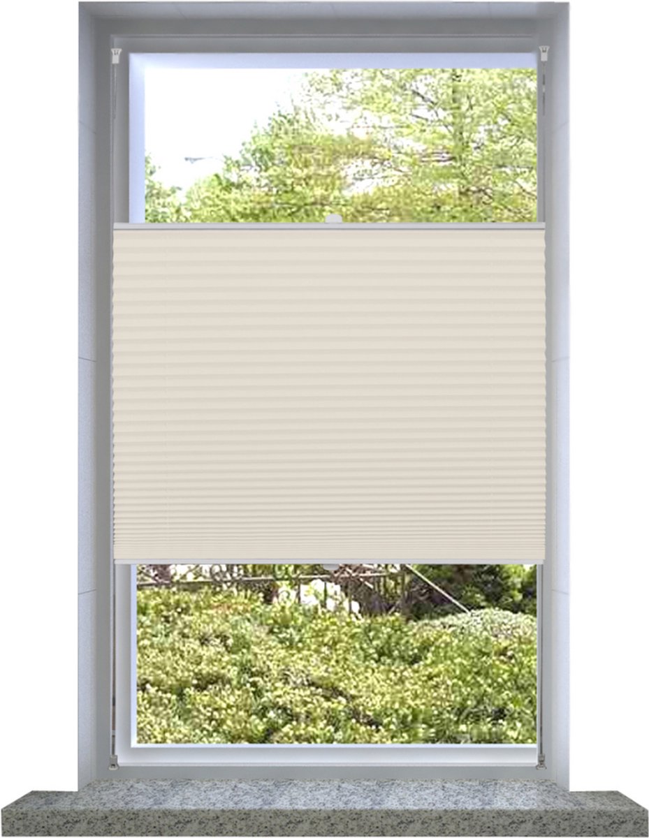 vidaXL 240617 Plisse Blind 40x100cm Creme