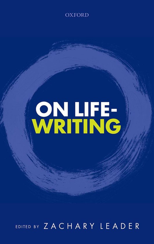 On Life-Writing - cover