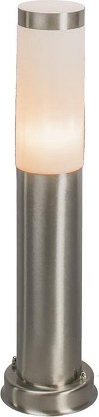 QAZQA rox - Moderne Staande Buitenlamp | Staande Lamp voor buiten - 1 lichts - H 450 mm - Staal - Buitenverlichting