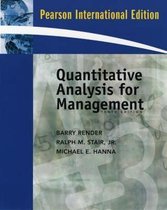Quantitative Analysis For Management
