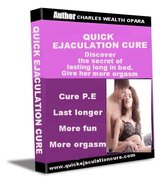 QUICK EJACULATION CURE