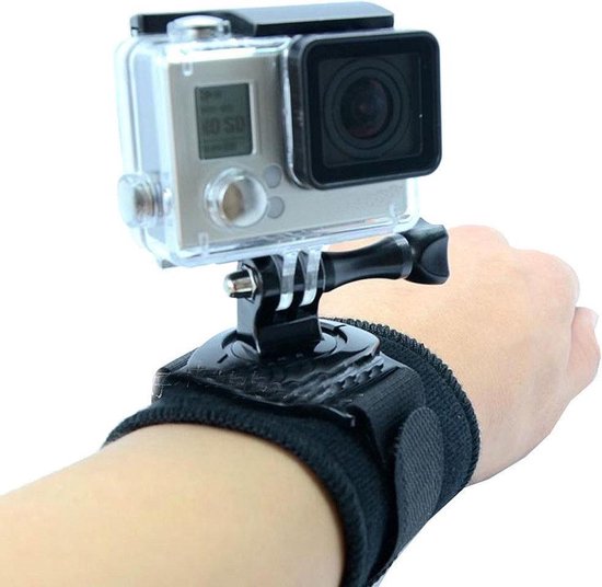 Shop4 - GoPro HERO7 Accessoires Polsband - met Roterende Cam-aansluiting  Zwart | bol.com