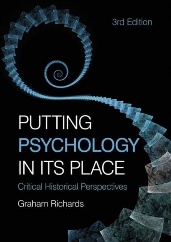 Putting Psychology in its Place - cover