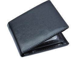 Zwarte Portemonnee – Portefeuille - Heren Billfold