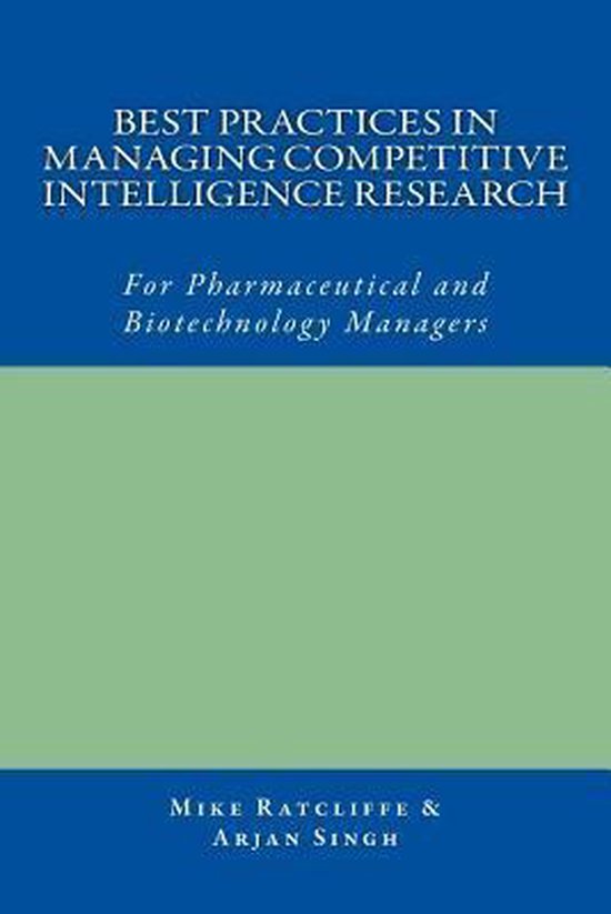 Best Practices in Managing Competitive Intelligence Research - cover