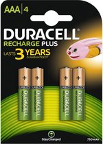 Duracell AAA Oplaadbare Batterijen - 750mAh - 40 stuks