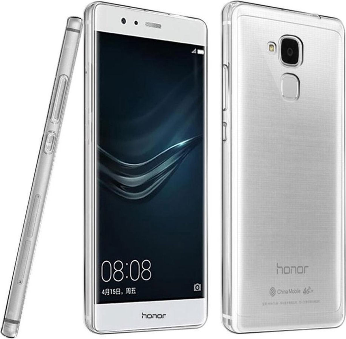 Huawei Honor 5C siliconen hoesje transparant - zachte hoesje - soft case