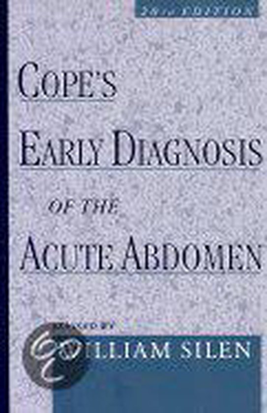 Cope's Early Diagnosis of the Acute Abdomen - cover